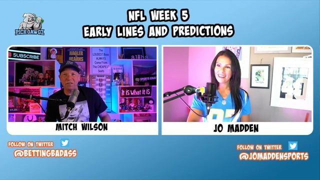 NFL Preview Show for Week 5 NFL - Early Lines and Impressions смотреть онлайн