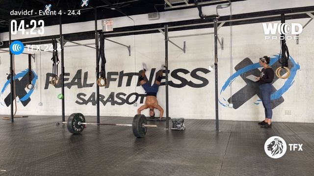 David Franco wod 24.4 TFX QUALIFIERS смотреть онлайн