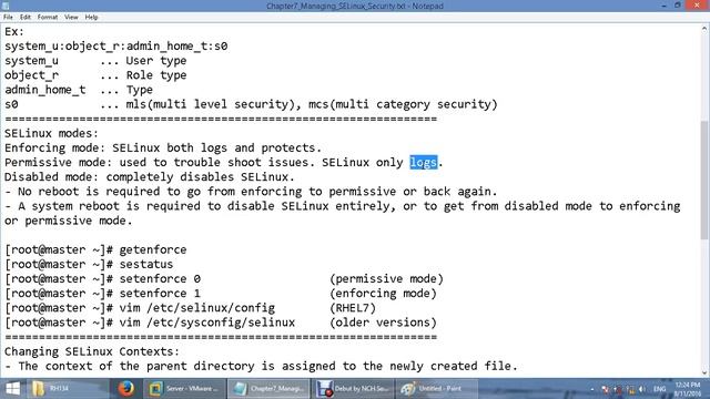 Chapter7 Managing SELinux Security смотреть онлайн