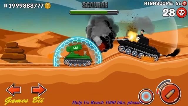 Hills of steel BARRACUDA TANK - Tank for kids - Games bii смотреть онлайн