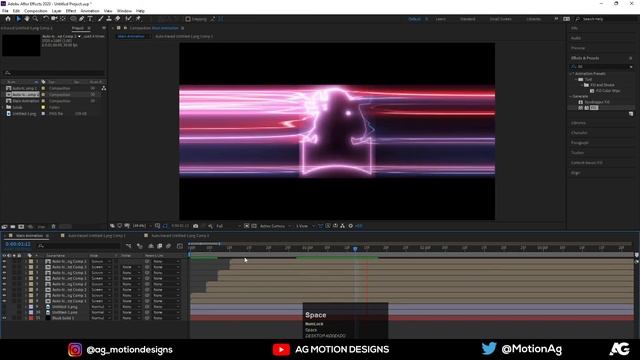 After Effects Tutorial - Neon Logo Reveal - Saber Plugin. смотреть онлайн