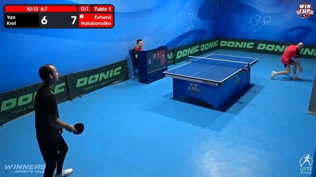 22:30 Yan Krol 0 - 3 Evhenii Holoborodko West 5 WIN CUP 27.12.2022 | TABLE TENNIS WINCUP смотреть онлайн