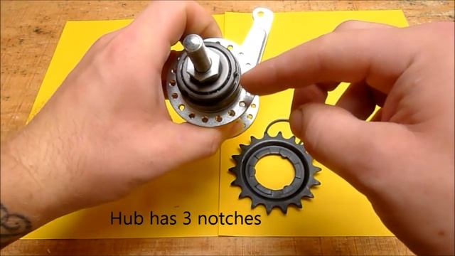 How To Install A Cog On A Coaster Brake Hub смотреть онлайн