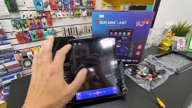 Краткий обзор андроид магнитолы в стиле Tesla BOS-Mini A97 4/64Gb смотреть онлайн