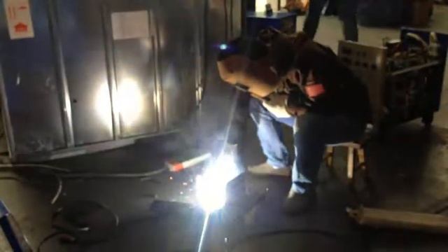 MMA130 Welding Test Part1 смотреть онлайн