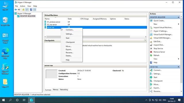 ติดตั้ง Truenas-core(Freenas) On Hyper-V