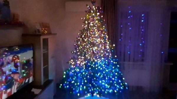 гирлянда роса на ёлки высотой 2,1м