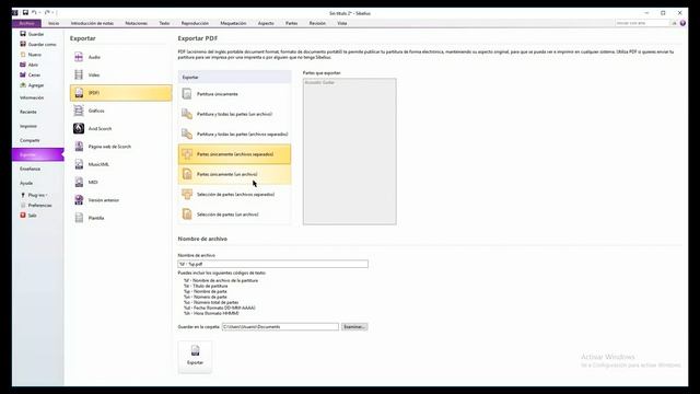 Cómo guardar en PDF en Sibelius tutorial смотреть онлайн