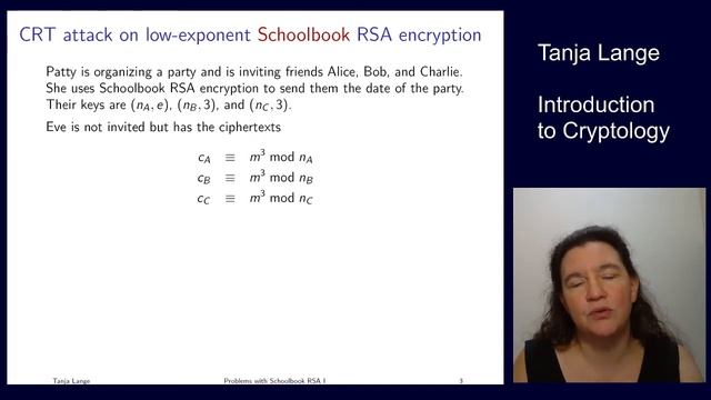 Problems with schoolbook RSA I смотреть онлайн