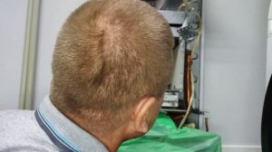 Промывка теплообменника котла Monlan.