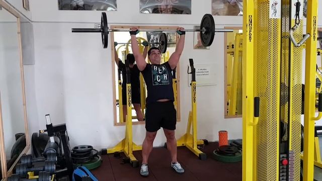 Over head press: 60 kg (132 lbs) for almost 10 reps смотреть онлайн