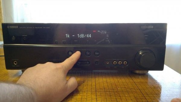 Yamaha RX-V467 - servise test key.