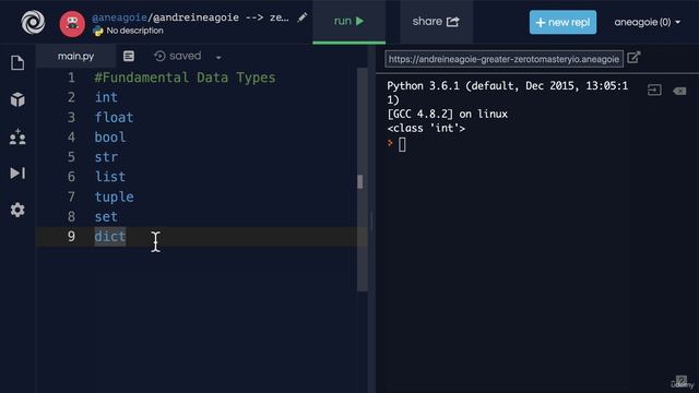 018 Python Data Types смотреть онлайн