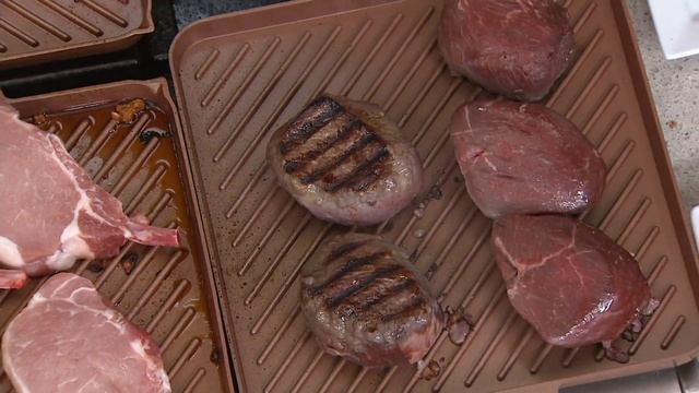 Copper Chef 12" x 12" Choice of Grill or Griddle with Glass Press on QVC смотреть онлайн