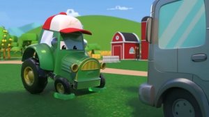 РОБОТ-ПРИШЕЛЕЦ превращает СТРОИТЕЛЬНЫЕ МАШИНЫ в ГИГАНТОВ! Помоги, СУПЕР РОБОТ! - Трансформация