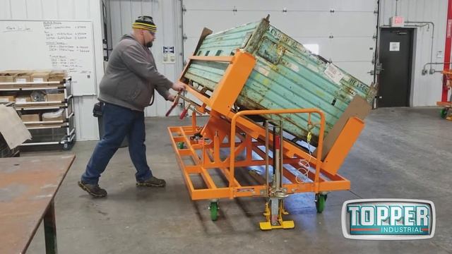 Industrial Cart Manufacturer, Side Tilt Cart by Topper Industrial смотреть онлайн