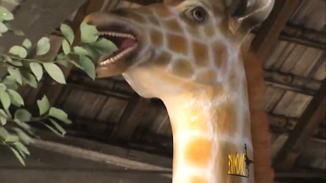 Life-Size Animatronic Giraffe For Amusement Park смотреть онлайн