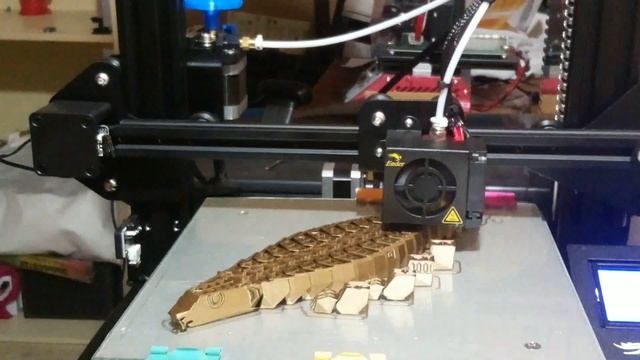 3d print timelapse of " PANGOLINS " on Creality Ender 3 смотреть онлайн