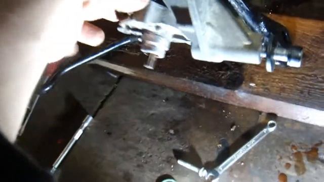 Gilera Runner 180cc снятие электростартера