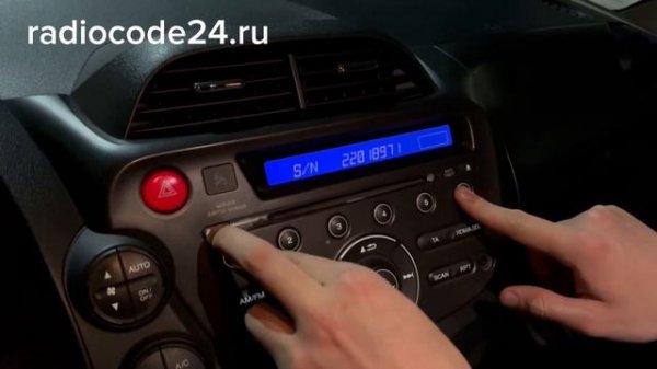 Код магнитолы Хонда Джаз, магнитола пишет INTER CODE