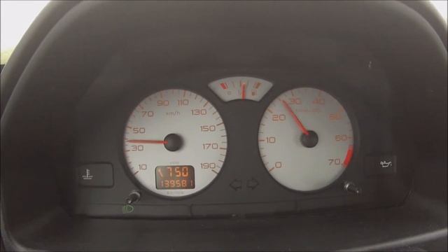 Peugeot 106 1.4 XS Sport Acceleration 0 km/h - 100 km/h | 30 km/h - 130 km/h смотреть онлайн