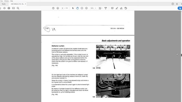 Claas Mega 218 208 204 203 202 Operator's Manual смотреть онлайн