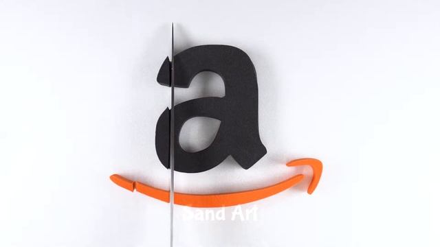 4 Logos | Android, Amazon, ebay, FedEx | Kinetic Sand Art Cutting ASMR | #45 смотреть онлайн