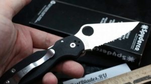 Складной нож Spyderco Para 3 (серрейтор) 223GS