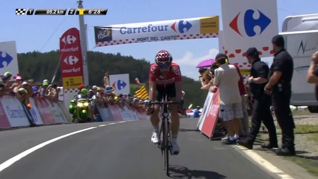 96 KM à parcourir - Étape 9 (Vielha Val d'Aran / Andorre Arcalis) - Tour de France 2016 смотреть онлайн