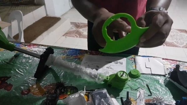 How to assemble the new electric lawn mower/ grass cutter from shoppee