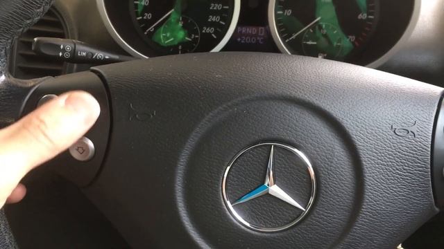 2006 Mercedes SLK200 Kompressor (R171), Service Interval Reset