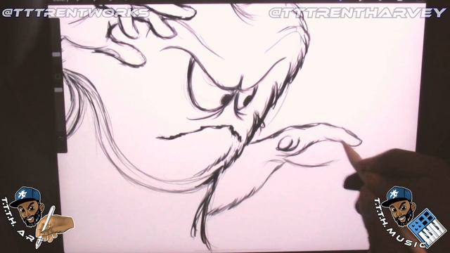 (Art) How To Draw Gossamer | Looney Tunes | TTTrent Harvey & TTTrent Works Presents смотреть онлайн