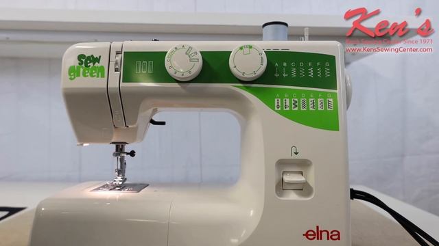 How to use the Elna Sew Green Sewing Machine смотреть онлайн