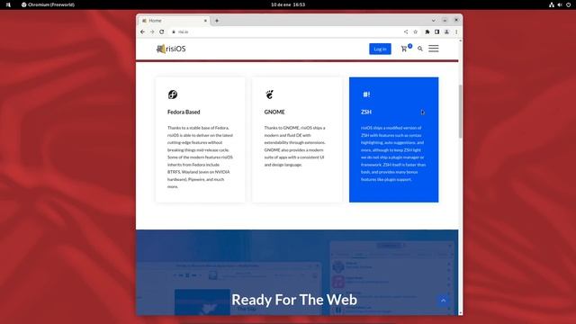 risiOS | Distro basada en Fedora 37 смотреть онлайн