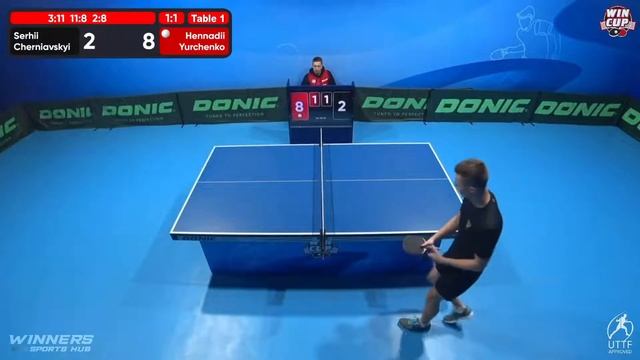 19:30 Serhii Cherniavskyi 2-3 Hennadii Yurchenko West 3 WIN CUP 16.11.2022 | TABLE TENNIS WINCUP смотреть онлайн