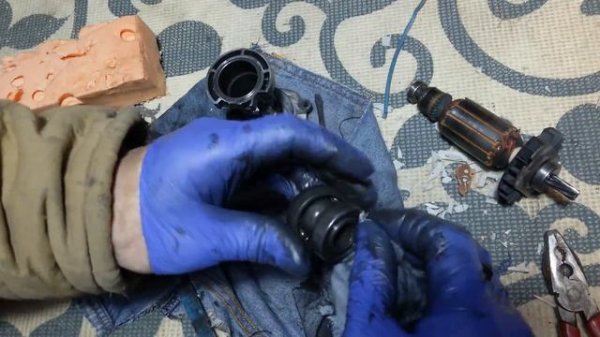 разбор ударного механизма перфоратора