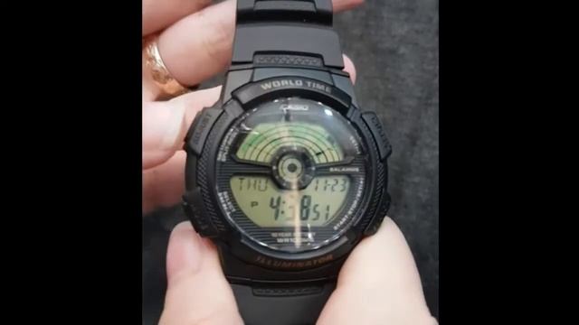 How To Adjust CASIO AE-1100W-1BVDF WATCHES