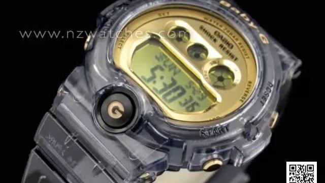 Casio Baby-G Monotone Colors 200M World Time Watch BG-6901-8, BG6902 смотреть онлайн