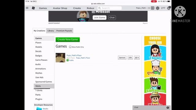 Miten tehdä omia paitoja robloxissa imlaiseksi! (Mobile) смотреть онлайн
