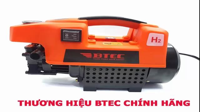 Máy xịt rửa BTEC BT1400 động cơ chổi từ - Máy rửa xe MINI смотреть онлайн