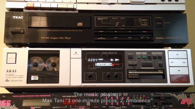 Akai GX-A5X cassette tape recorder with DBX noise reduction смотреть онлайн