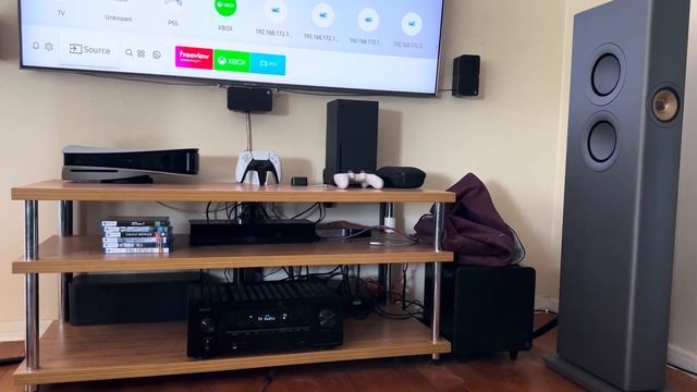 Denon X1700H & Cambridge Minx popping on power on смотреть онлайн