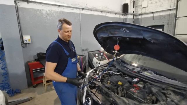 R1234yf freono pildymas ir sandarumo patikra Kaune Servise 007. смотреть онлайн