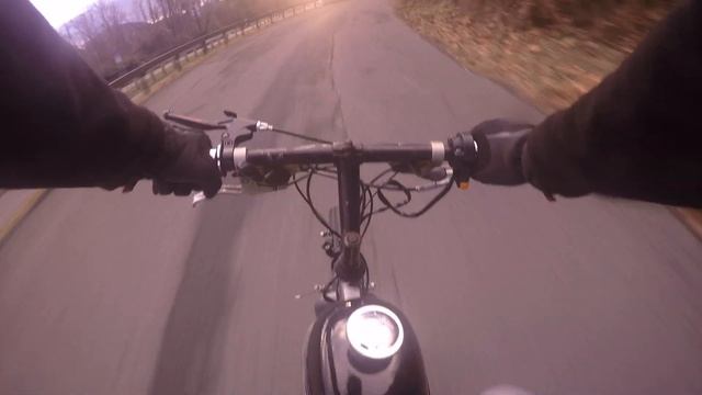 80/66cc Motorized Bike 40mph Ride смотреть онлайн