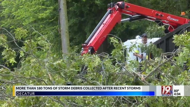 Over 180 Tons of Storm Debris Collected in Decatur After Recent Storms | August 9, 2023 | News 19 a смотреть онлайн
