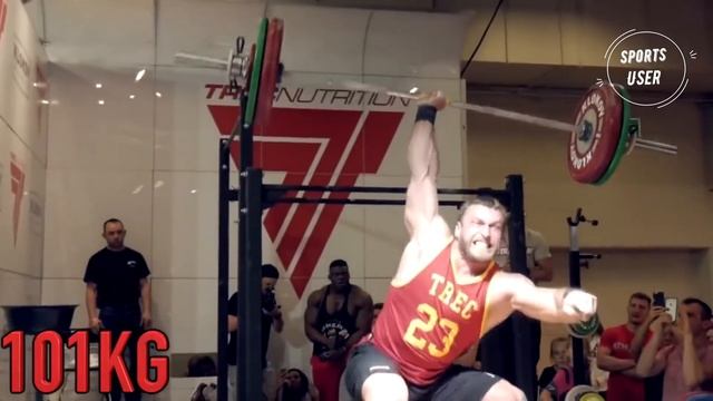 Snatch one hand 101 kg. Dmitry Klokov. Best results. Russian hero. смотреть онлайн