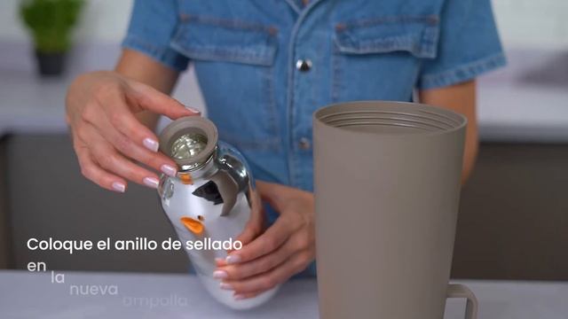 ¿Cómo Cambiar la ampolla de vidrio de la Jarra Térmica Exata? | Tramontina смотреть онлайн