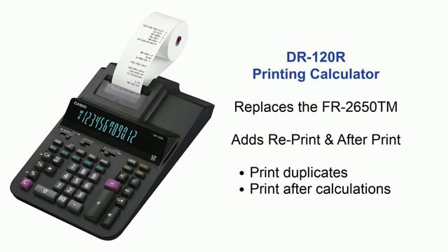 Casio Office Products DR 120R Printing Calculator | $100k BONUSES in Description смотреть онлайн