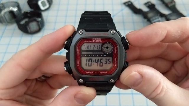Casio DW-291H - Check out this new "G-Shock Lite." The perfect big, beefy, beater watch! смотреть онлайн