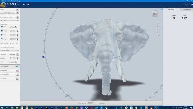 Katmanlı obje lazer kesimi (Slicer for fusion 360) смотреть онлайн